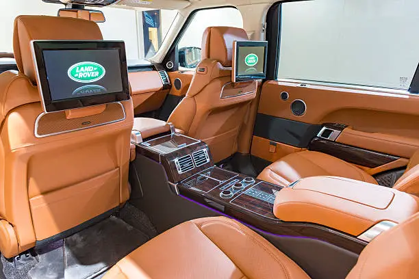 SUV With Brown Leather Interior