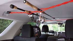 how to transport fishing rods in suv