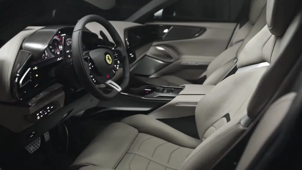 Ferrari Purosangue Front  Interior